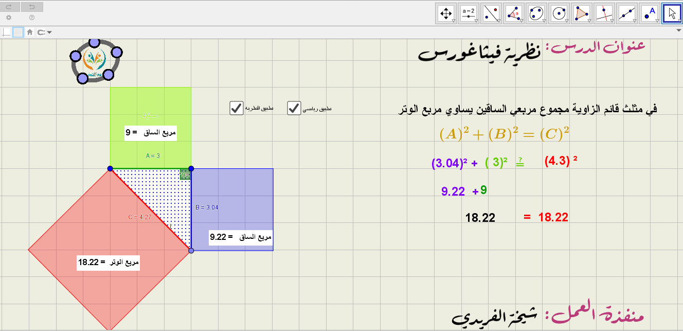 نظرية فيثاغورس