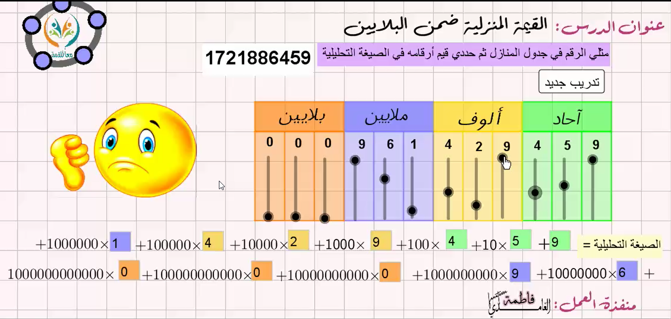 القيمة المنزلية ضمن البلايين